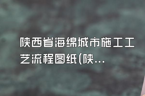 陕西省海绵城市施工工艺流程图纸(陕西省海绵城市施工工艺流程图示)