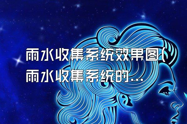 雨水收集系统效果图(雨水收集系统的效果展示图)